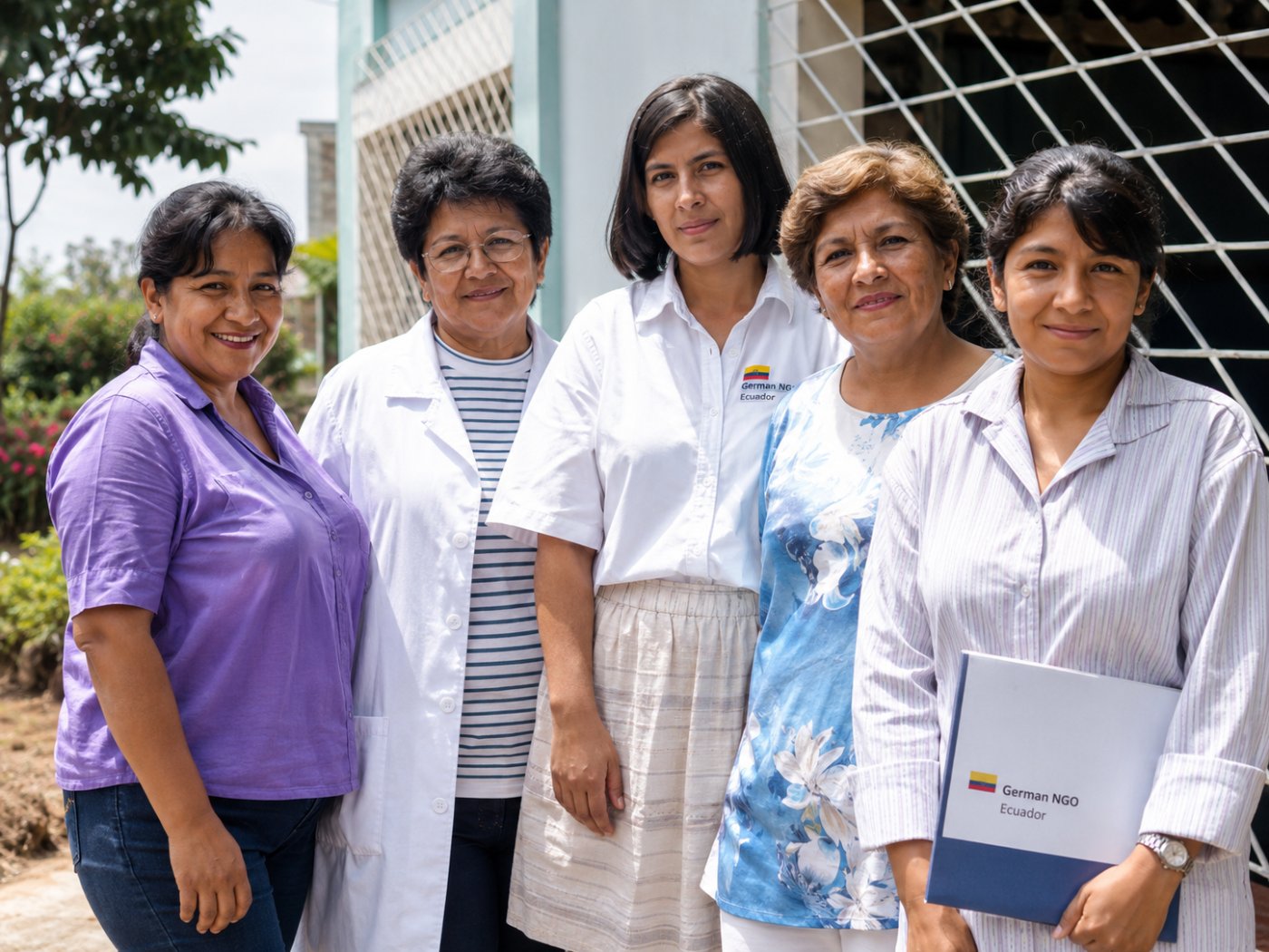 Mitarbeiterinnen unseres Partnerprojekts in Ecuador
